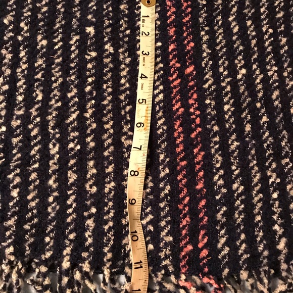 Navy, Pink & White Infinity Scarf - Picture 5 of 7